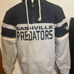 Nashville Predators Half-Zip Hoodie Size XL NWT